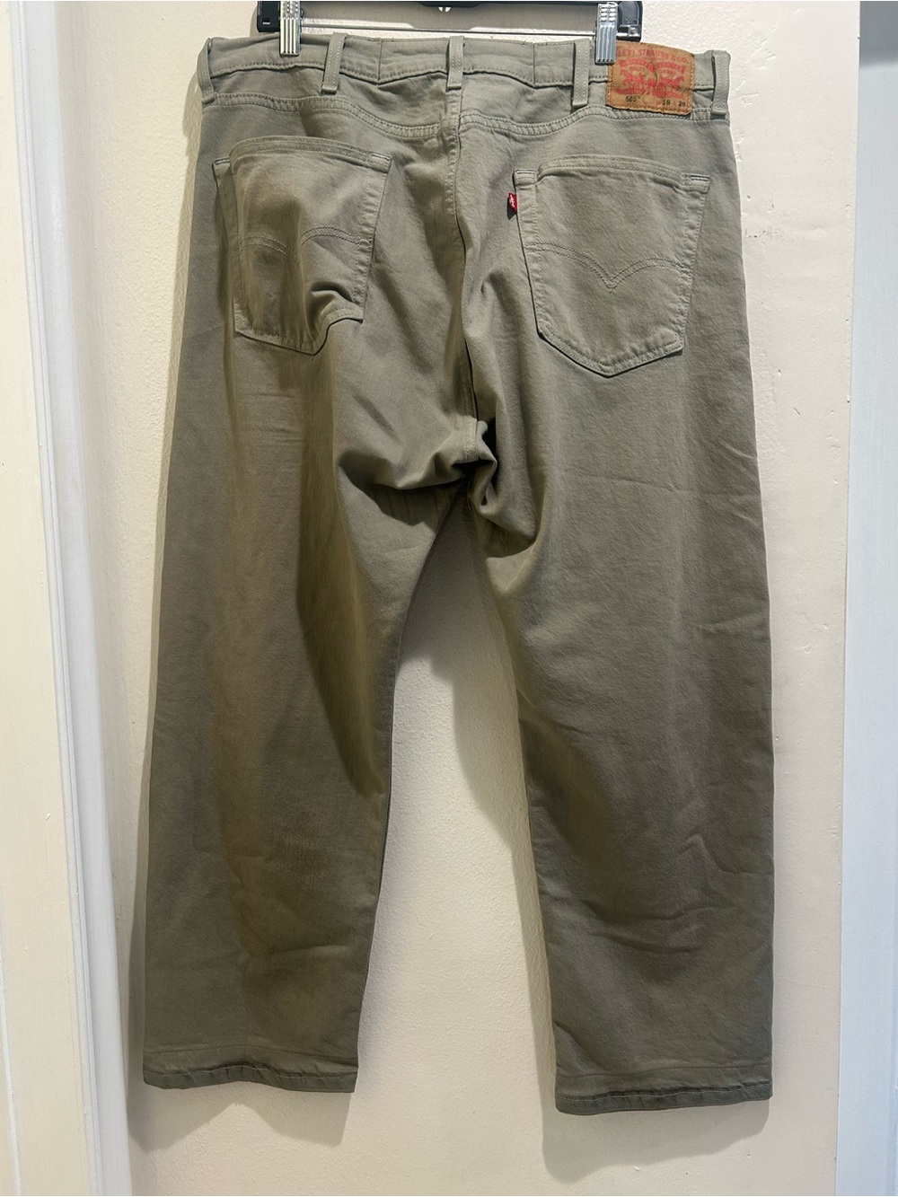 Levi’s Classic Men's Olive Green Straight-Leg Jeans